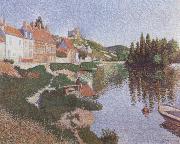 Paul Signac The River Bank oil on canvas